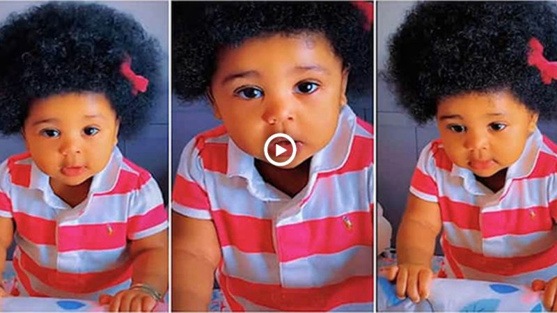 “Just Like Sunshine”: A Beautiful Baby With Thick Natural Hair Goes Viral, A Video Is Released