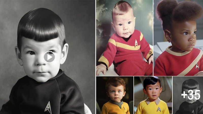 The very young Star Trek Crew