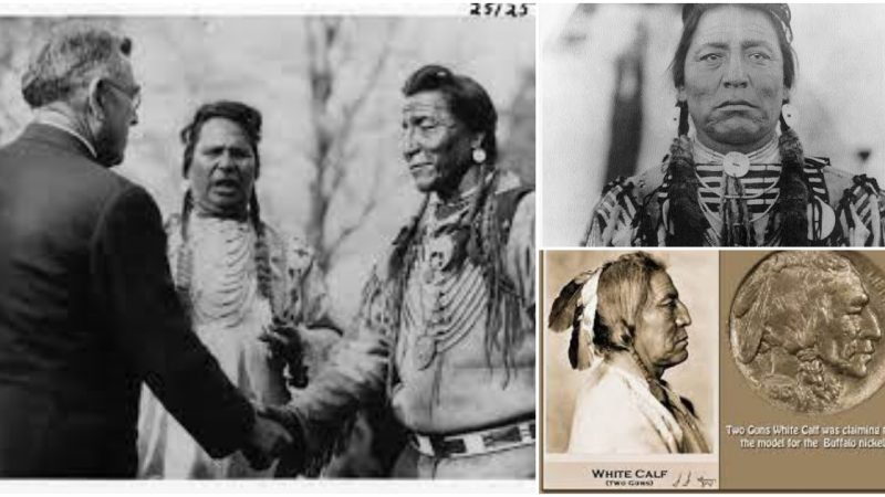 Two Guns White Calf was a respected leader and advocate for his people, and his contributions were celebrated by many.