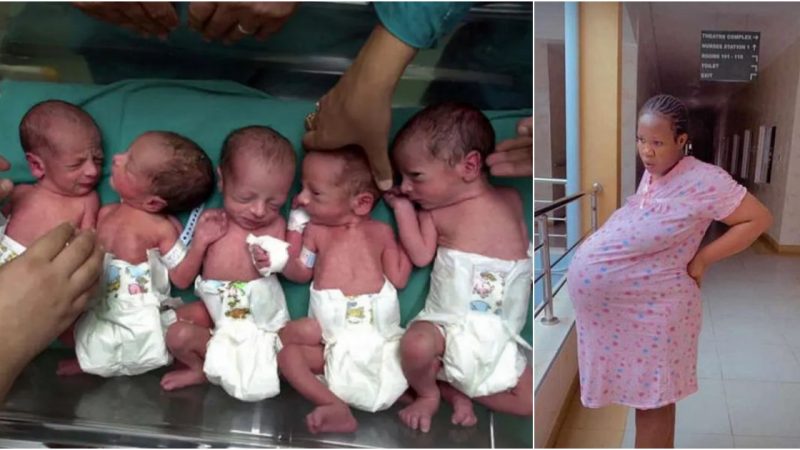 Infertile Nigerian mother waited 9 years to get pregnant naturally with 5 children.