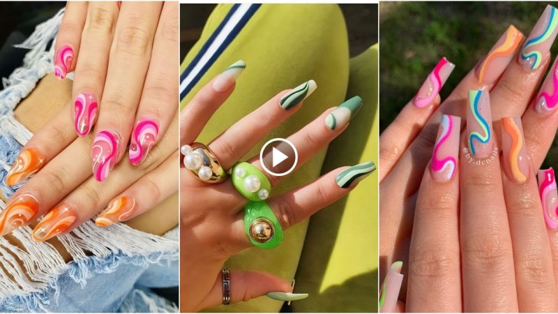 Swirl Nail Designs That Will Get You Compliments From Everyone