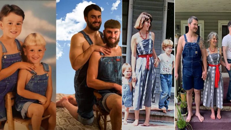 People Who Brilliantly Recreated Their Family Photos