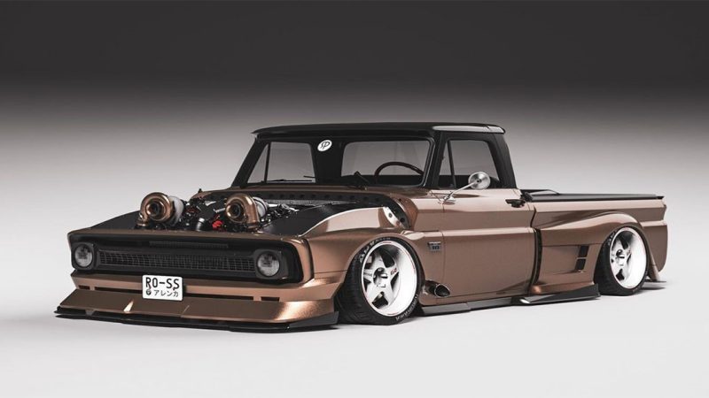 Twin-Turbo 1960s Chevy C10 Exposes the Virtual Sunshine for Custom Vintage Trucks