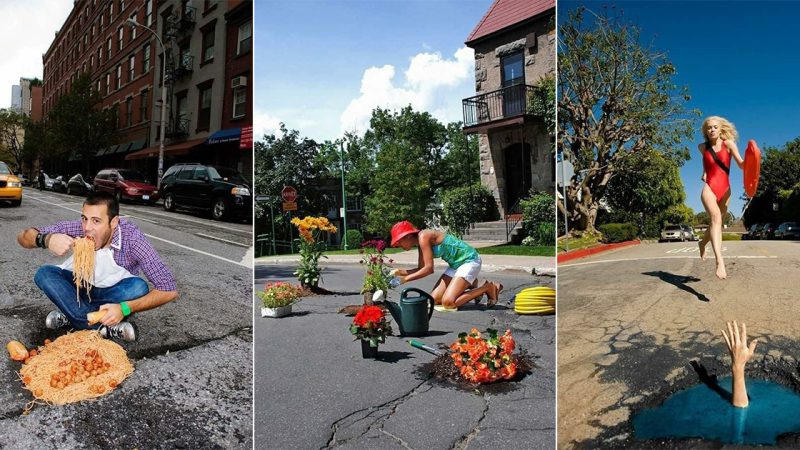 Creative Use of Potholes