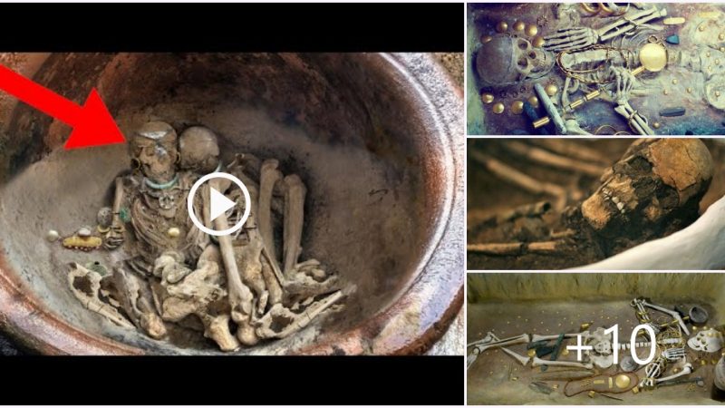 Unearthing a Startling Secret: The Discovery of Wealthy Ancient Skeletons Buried in a Hidden Jar Shocks Archaeologists