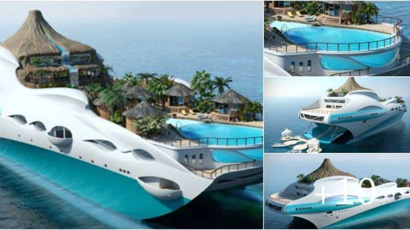 Private Yacht as Tropical Island Paradise