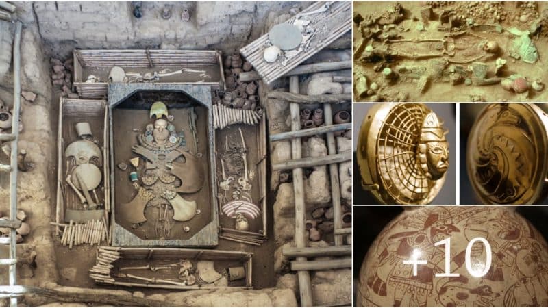 1,400-Year-Old Moche Graves Reveal Rich Artifacts of Ancient Elite: Making Copper Look Like Gold