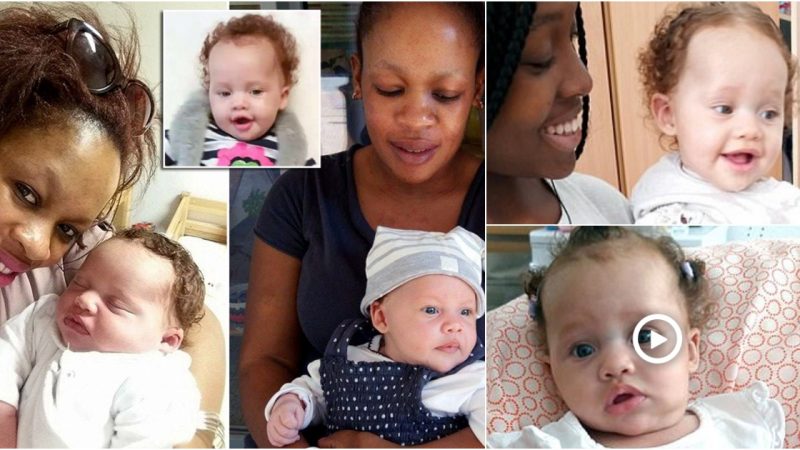 Black mother-of-three gives birth to a child with a different skin tone – See Pics