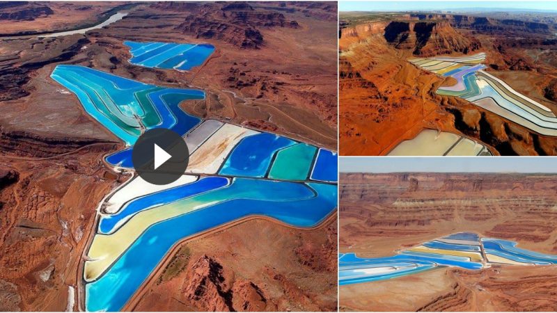 The Potash Evaporation Ponds Along the Colorado River Are Utah’s Colorful Secret.