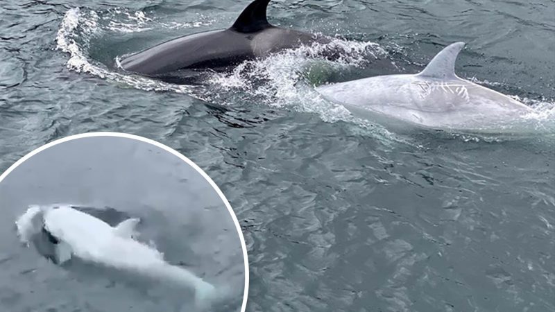 Rarely Seen White Killer Whale Discovered in California