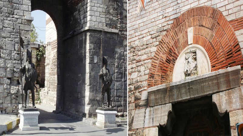 The walls of Emperor Theodosius II are an outstanding monument of late Roman fortification art in Constantinople (modern Istanbul, Turkey)