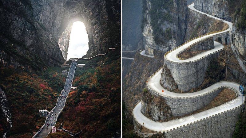 Heaven’s Gate in Tianmen Mountain, China