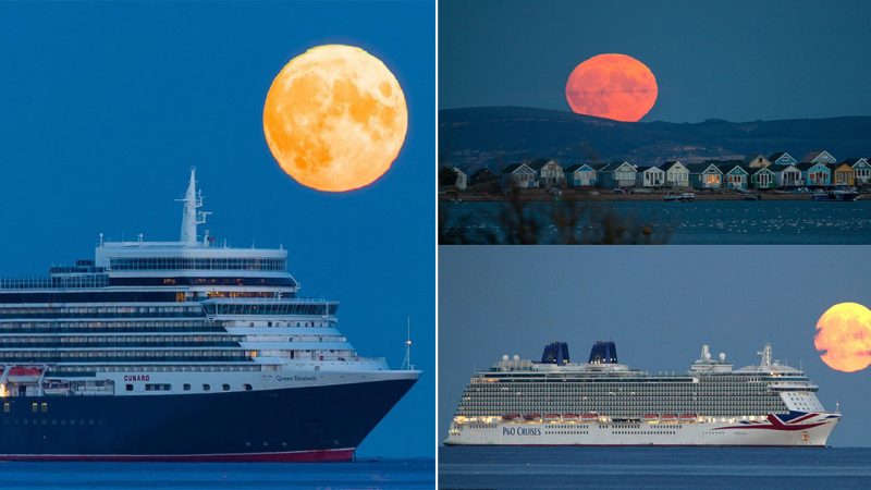 Corn Moon Lights Up British Skies: Last Full Moon of the Season Puts on Stunning Show after Summer of Below-Average Sunshine