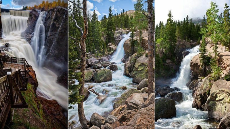 Colorado’s Majestic Rocky Mountain Falls: Nature’s Breathtaking Beauty.