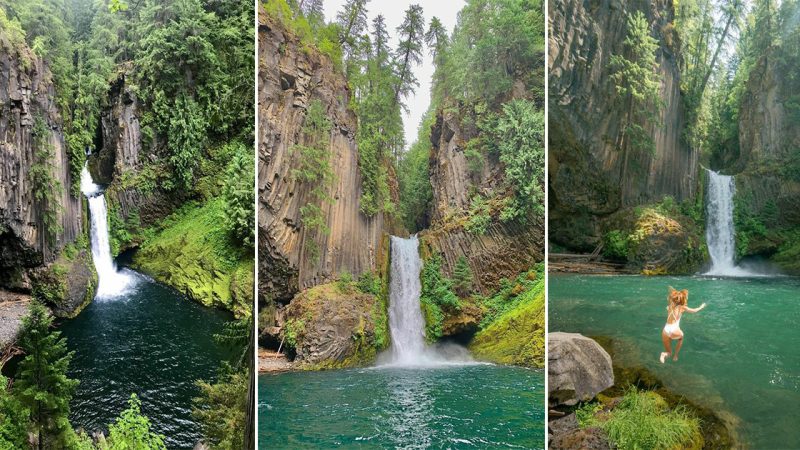 Toketee Falls: A Majestic Cascade in Oregon’s Wilderness