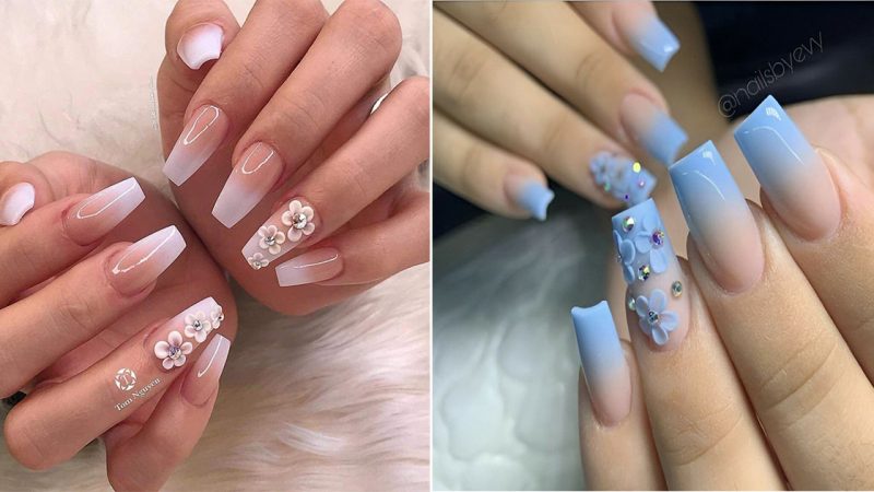 “30 Ultimate Chic French Tip Square Nail Designs”