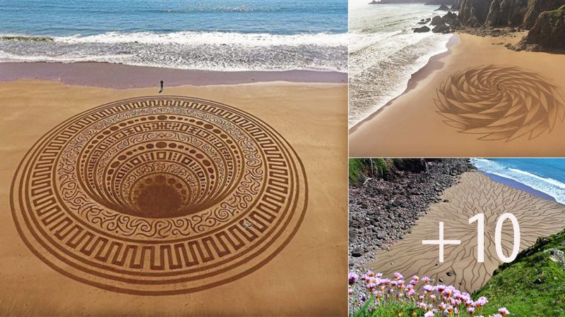 Transient Wonders: The Mesmerizing Beach Art of Jon Foreman