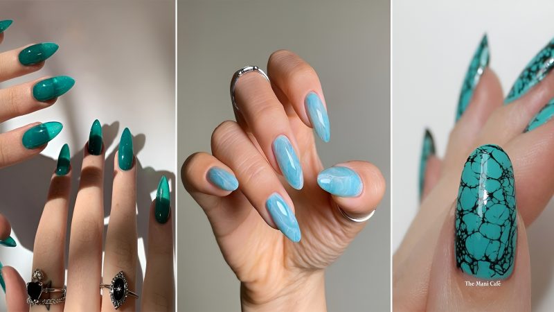 30+ Enchanting Turquoise Nail Designs to Enhance Your Beach Vibes!