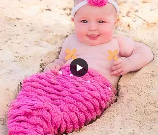 Baby’s Hilarious Transformation into a Mermaid at the Beach