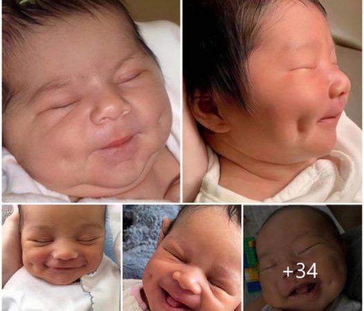 Enchanting Dimples: The Irresistible Charm of Newborn Baby’s Smiles