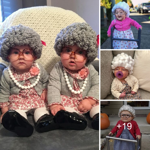 The Heartwarming Trend of Babies Dressed as ‘Grannies’ – Breaking ...