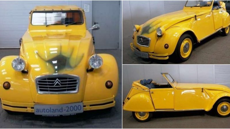 1974 Citroen 2CV Convertible 2CV4: The Longest Banana in the World!