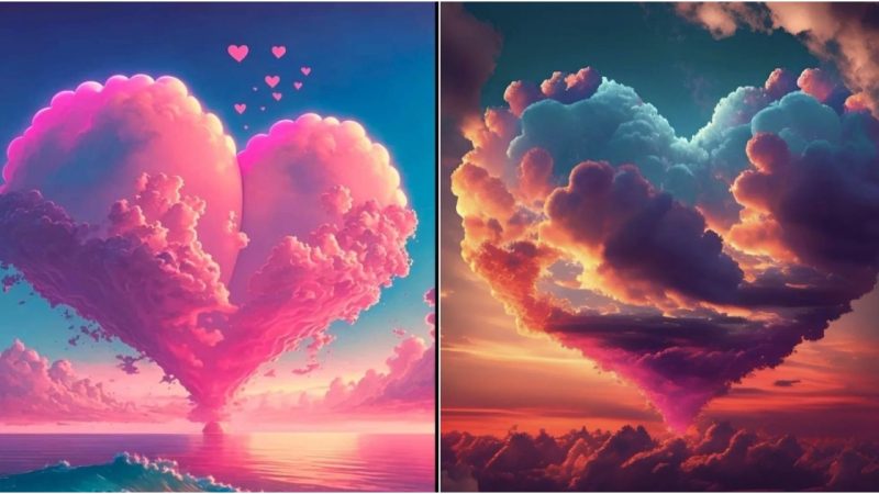 Exploring Enchanting Cloudscapes and Heart-Shaped Clouds