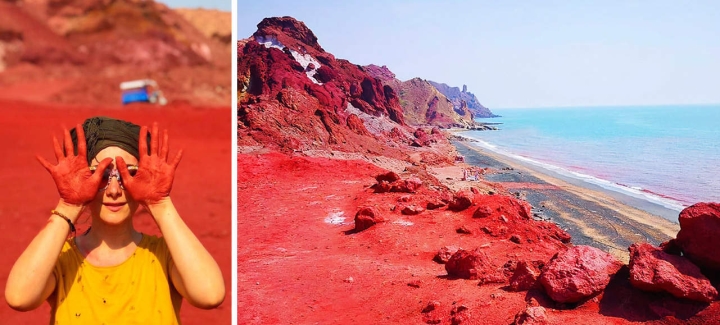 The Spectacular Island With A Crimson Shore: Where Sand Changes Into Food