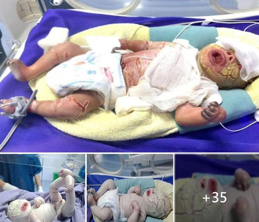 Hope for a Miracle: Baby Born with Rare Skin Disorder Harlequin Ichthyosis