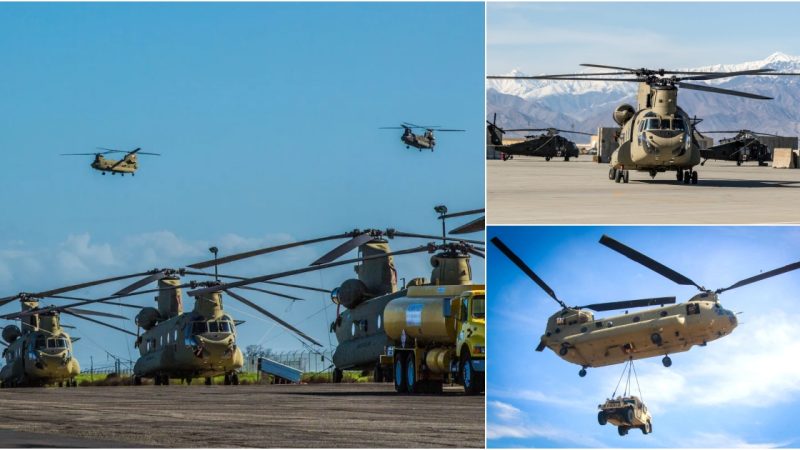 Entire US Army CH-47 Chinook Helicopter Fleet Grounded Due to Engine Fire Hazard