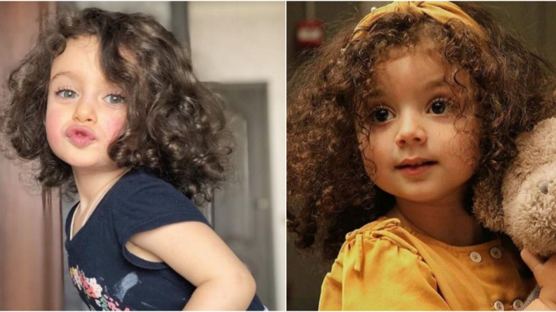 Enchanting All: The Timeless Allure of Cute Curly-Haired Infants