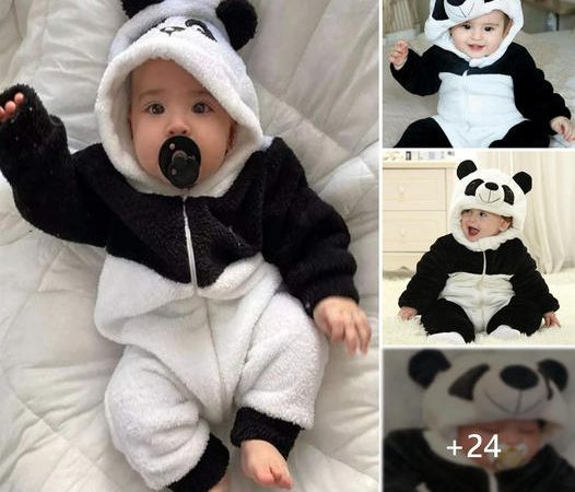 Panda Perfection: The Irresistible Charm of a Baby in a Panda Costume