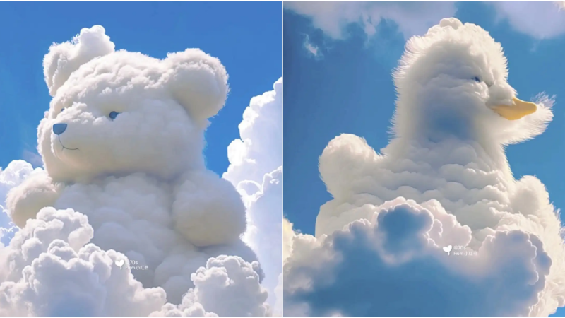 The Enchanted Sky: Nature’s Playful Canvas of Animal Clouds