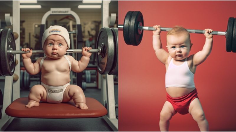 Tiny Champions: Adorable Fitness Enthusiasts Win Hearts Across the Internet