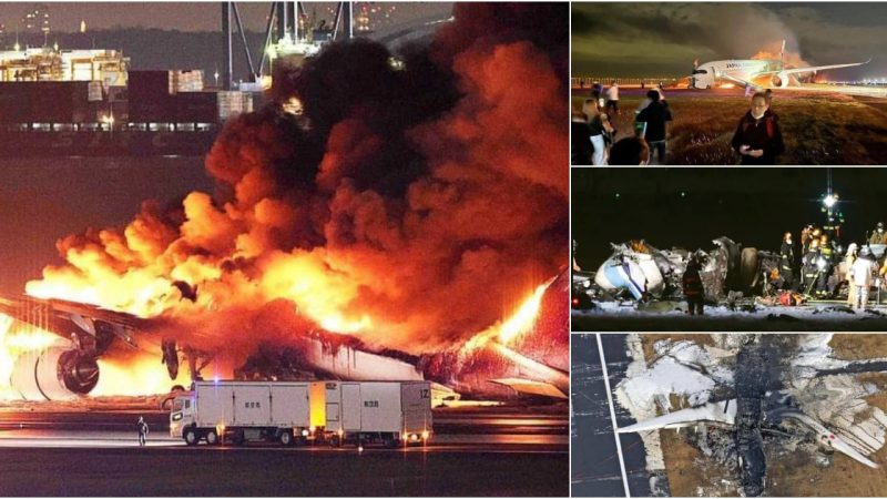 ‘Miracle’: The plane exploded while landing in Tokyo but all passengers on board survived