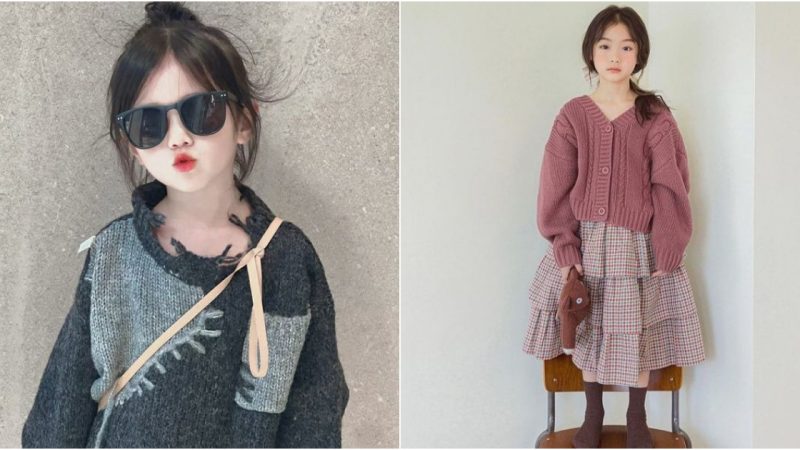 Captivating Cuteness: Embracing the Dynamic Style of a Little Girl