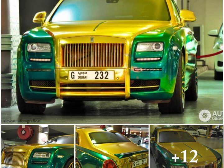 Green and Gold Rolls-Royce by Mansory Proves Money Doesn’t Equal Taste